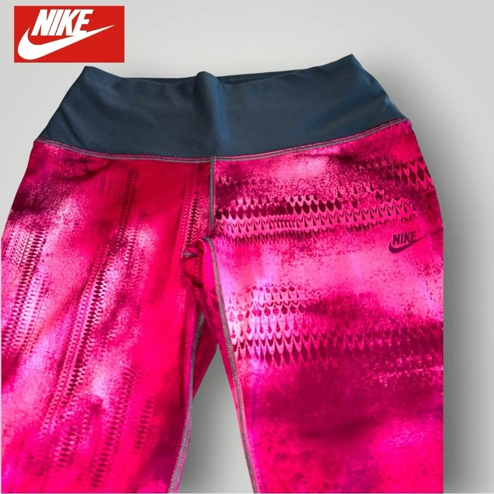 🛍️SALE🛍️ Nike Dri-Fit Women’s Watercolor Style Yoga & Training Leggings - Picture 6 of 8